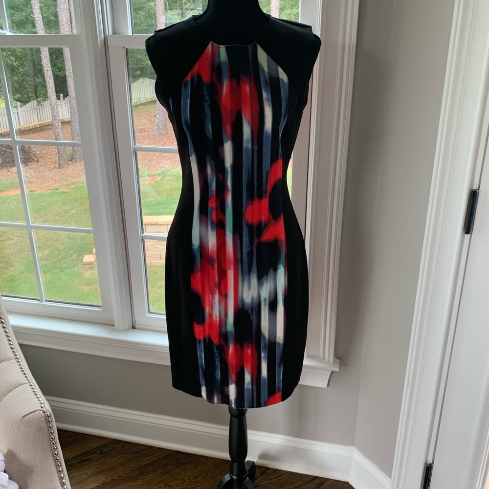 Tahari neoprene shift dress